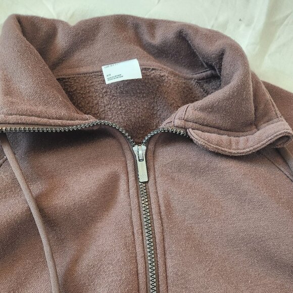 All In Motion™ Women's Fleece Half Zip Pullover - Brown XS - Picture 6 of 15
